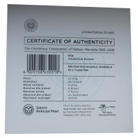 Монета ЮАР 50 рандов 2018 Нельсон Мандела Апартеид