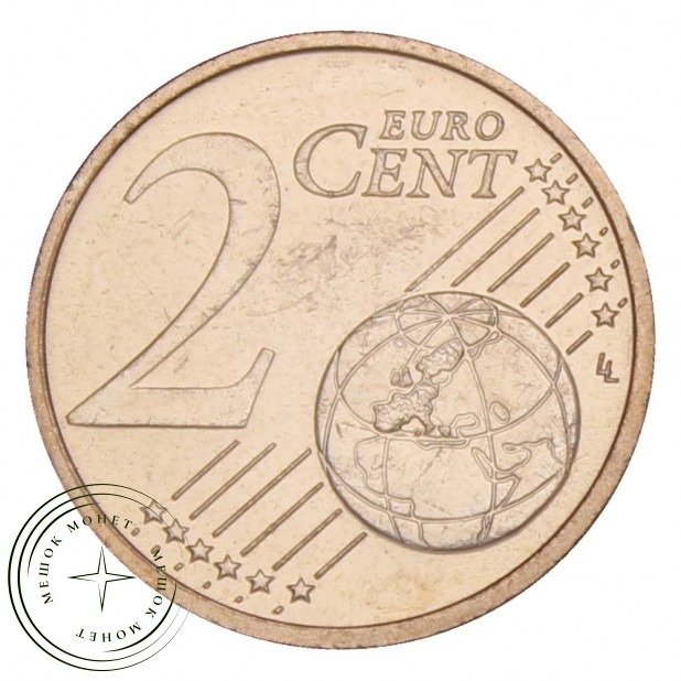 Латвия 2 евроцента 2014