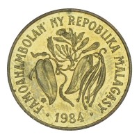Монета Мадагаскар 10 франков 1984