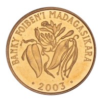 Монета Мадагаскар 2 ариари 2003