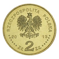 Монета Польша 2 злотых 2013 100 лет Польскому театру в Варшаве