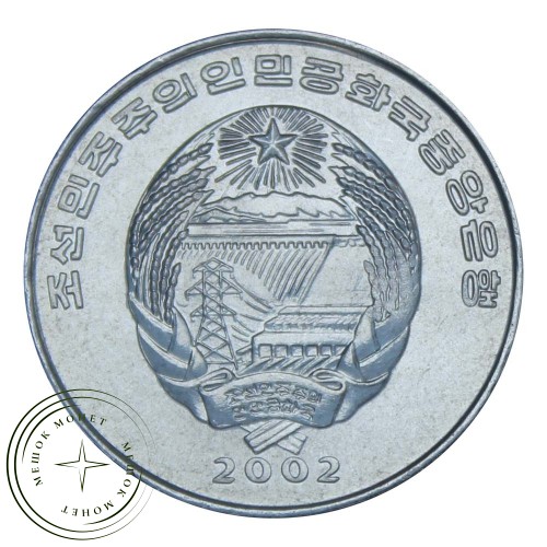 Северная Корея 1/2 чона 2002 Леопард (Мир животных)