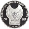 Конго 10 франков 2009 Викинг (Воины мира)
