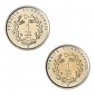 Турция набор 2 монеты 1 лира 2014 Анатолийский орёл и Лошадь
