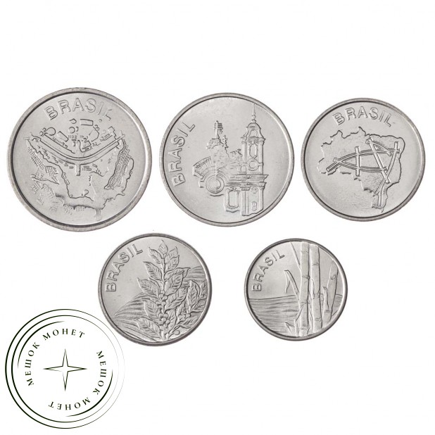 Бразилия набор монет 1982-1985 