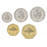 Набор монет 1995-2011 Гаити (5 штук)