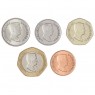 Иордания набор 5 монет 2009-2012