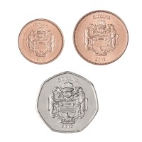 Набор монет 2011-2013 Гайана (3 штуки)