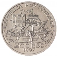 Португалия 200 эскудо 1997 445 лет со дня смерти святого Франциска Ксаверия