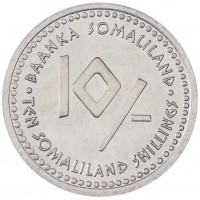 Монета Сомалиленд 10 шиллингов 2006 Весы (Знаки зодиака)