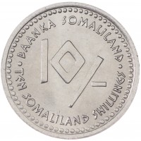 Монета Сомалиленд 10 шиллингов 2006 Телец (Знаки зодиака)
