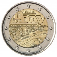 Монета Франция 2 евро 2014 D-DAY