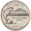 США 25 центов 2007 Вашингтон