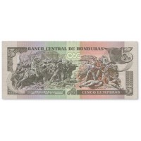 Банкнота Гондурас 5 лемпир 2019