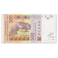 Банкнота КФА BCEAO 500 франков 2012