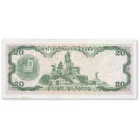 Банкнота Венесуэла 20 боливар 1995
