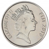 Монета Фиджи 20 центов 2010