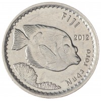Монета Фиджи 5 центов 2012