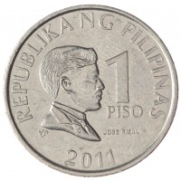 Филиппины 1 песо 2011