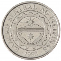 Монета Филиппины 1 песо 2011