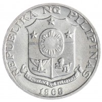 Монета Филиппины 1 сентимо 1969