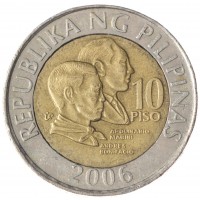 Филиппины 10 песо 2006