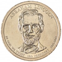 США 1 доллар 2010 Авраам Линкольн