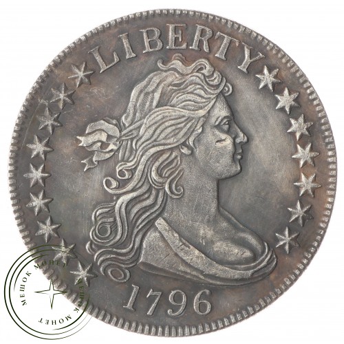 Копия 50 центов 1796 Свобода с драпированным бюстом