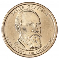США 1 доллар 2011 Гарфилд Джеймс