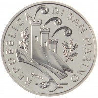 Монета Сан-Марино 10 евро 2023 Китайский гороскоп - год змеи