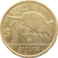 Монета Уругвай 1 песо 2019