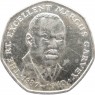 Ямайка 25 центов 1993