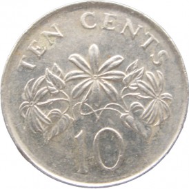 Монета Сингапур 10 центов 2003