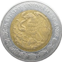 Мексика 2 песо 2018