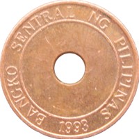 Филиппины 5 сентимо 1995