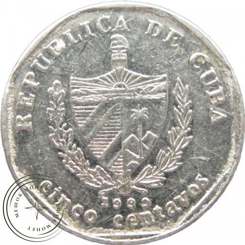 Куба 5 сентаво 1999 — 93700931