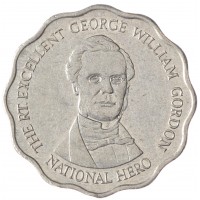 Монета Ямайка 10 долларов 2000