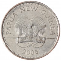 Монета Папуа—Новая Гвинея 20 тоа 2005