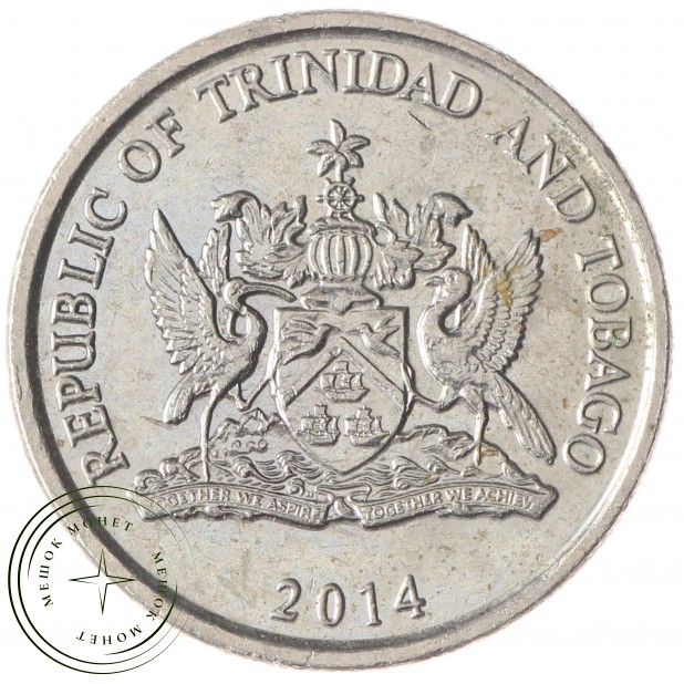 Тринидад и Тобаго 25 центов 2014