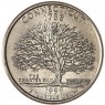 США 25 центов 1999 Коннектикут
