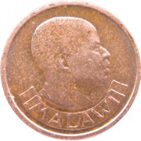 Монета Малави 1 тамбала 1971