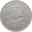 Карибы 25 центов 1986