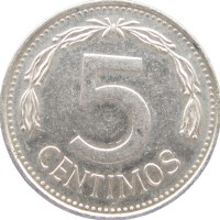 Монета Венесуэла 5 сентимо 1986