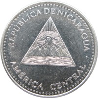 Монета Никарагуа 1 кордоба 2014