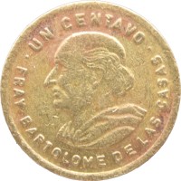 Монета Гватемала 1 сентаво 1991