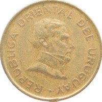 Монета Уругвай 2 песо 1994