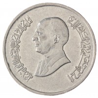 Монета Иордания 5 пиастров 1998