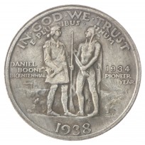 Копия 50 центов 1938 Даниэль Бун