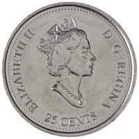 Канада 25 центов 1999 набор монет Миллениум 12 месяцев