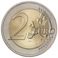 Монета Литва 2 евро 2018 100 лет независимости прибалтийских государств